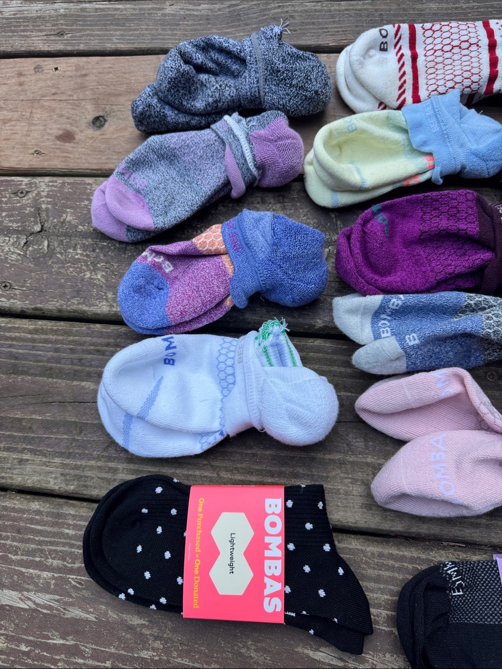 Bombas Women's Mixed Color Sock/underwear/bra Bundle - Picture 2 of 8